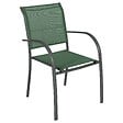 HESPERIDE - Fauteuil De Jardin En Texaline Piazza Olive / Graphite - Hespéride - vignette