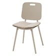 HESPERIDE - Lot de 2 chaises de jardin "Terzano" argile & beige aluminium - vignette