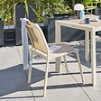 HESPERIDE - Chaise "Essentia" empilable lin & argile - vignette