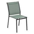 HESPERIDE - Chaise "Essentia" empilable vert olive & graphite - vignette