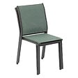 HESPERIDE - Chaise "Essentia" empilable vert olive & graphite - vignette