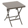 HESPERIDE - Table d'appoint de jardin carrée "Greensboro" café 40 x 40cm en acier - vignette