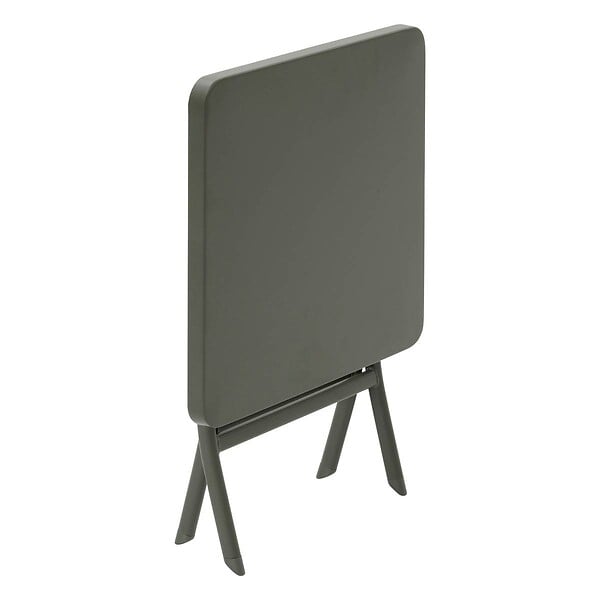 HESPERIDE - Table d'appoint de jardin carrée "Greensboro" café 40 x 40cm en acier - large