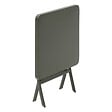 HESPERIDE - Table d'appoint de jardin carrée "Greensboro" café 40 x 40cm en acier - vignette