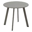 HESPERIDE - Table d'appoint de jardin ronde "Saona" café 50 x 45cm en acier - vignette