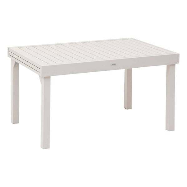 HESPERIDE - Table de jardin extensible "Piazza" argile 10 places en aluminium traité en epoxy - large
