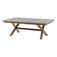 HESPERIDE - Table de jardin extensible "Axiome" graphite & honey 10 places en aluminium - vignette