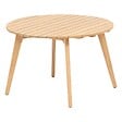 HESPERIDE - Table d''appoint de jardin ronde "Olvinia" acacia 67x40cm - vignette