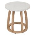 HESPERIDE - Table d appoint de jardin ronde "Lemindo" 50 x 53cm en eucalyptus - vignette