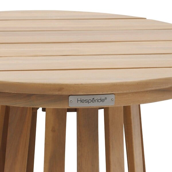 HESPERIDE - Table d appoint de jardin ronde "Osuna" 50 x 50cm en acacia - large