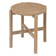 HESPERIDE - Table d appoint de jardin ronde "Deona" 50cm x 54cm en acacia - vignette