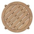 HESPERIDE - Table d appoint de jardin ronde "Deona" 50cm x 54cm en acacia - vignette