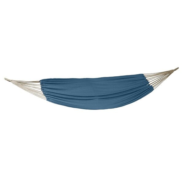 HESPERIDE - Toile de hamac "Yaqui" bleu canard 307x80cm en coton - large