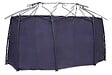 HESPERIDE - Rideaux pour tonnelle "Maldives" 5x3m en polyester ardoise - vignette