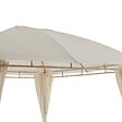 HESPERIDE - Toile de tonnelle "Sawara" écru 3x3m en oléfine - vignette