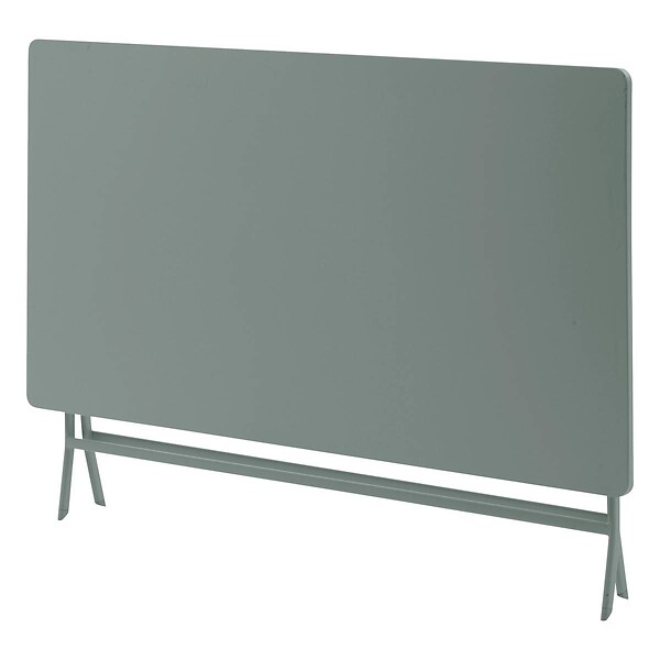 HESPERIDE - Table de jardin pliante rectangulaire "Greensboro" vert olive 6 places en acier - large