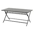 HESPERIDE - Table de jardin pliante rectangulaire "Greensboro" graphite 6 places en acier - vignette