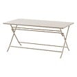 HESPERIDE - Table de jardin pliante rectangulaire "Greensboro" argile 6 places en acier - vignette