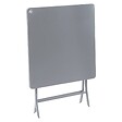 HESPERIDE - Table de jardin pliante carrée "Greensboro" gris quartz Roland Garros 2 places - vignette