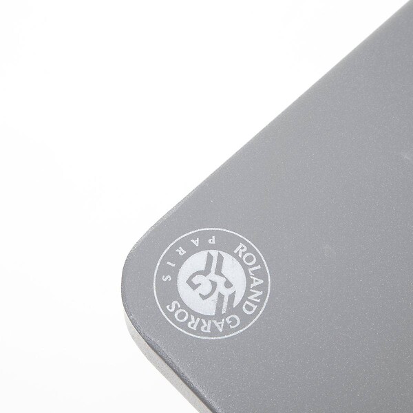 HESPERIDE - Table de jardin pliante carrée "Greensboro" gris quartz Roland Garros 2 places - large