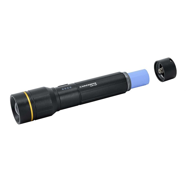 HACKNITE - Lampe de Poche LED Rechargeable PYRALIS 1200R - 1200 lumens HACKNITE - large