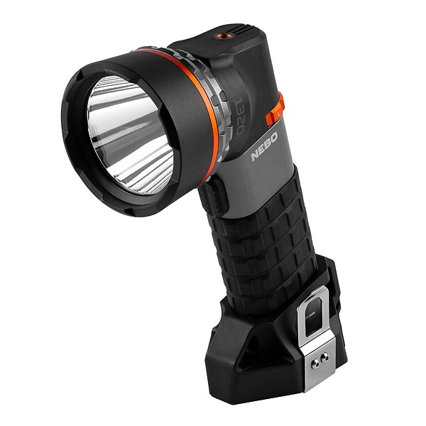 NEBO - NEBO Luxtreme SL75 - Lampe Torche Projecteur LED Rechargeable portée 1300m - large