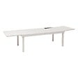 HESPERIDE - Table de jardin extensible "Piazza" argile 12 places en aluminium traité en epoxy - vignette