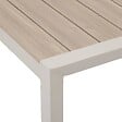 HESPERIDE - Table de jardin "Évasion" effet bois lin & argile 4 places lates en aluminium - vignette