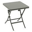HESPERIDE - Table d'appoint de jardin carrée "Greensboro" vert laurier 40 x 40cm en acier - vignette