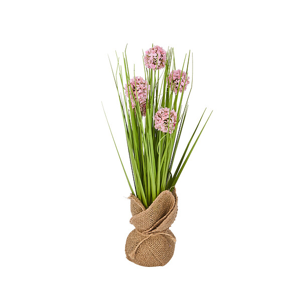 SMARTSOLAR - Bouquet artificiel pompon - 40cm - large