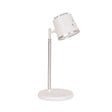 COREP - Lampe de bureau LED ABS blanc Saffar - Rechargeable USB 6W - vignette