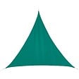 HESPERIDE - Voile d'ombrage triangulaire "Curacao" émeraude 3x3x3m en polyester - vignette