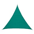 HESPERIDE - Voile d'ombrage triangulaire "Curacao" émeraude 4x4x4m en polyester - vignette