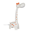 COREP - Lampe LED décorative ABS ZIRAF Blanc/Orange 6W - vignette