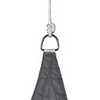 HESPERIDE - Voile d'ombrage triangulaire "Curacao" gris 3x3x3m en polyester - vignette
