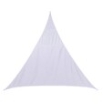HESPERIDE - Voile d'ombrage triangulaire "Curacao" blanc 3x3x3m en polyester - vignette