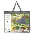 HESPERIDE - Voile d'ombrage triangulaire "Curacao" gris 4x4x4m en polyester - vignette