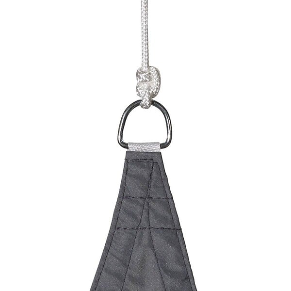 HESPERIDE - Voile d'ombrage triangulaire "Curacao" gris 4x4x4m en polyester - large