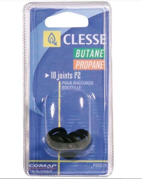 CLESSE - Joint P2 pour raccordement bouteille - Noir - Sachet de 10 - large