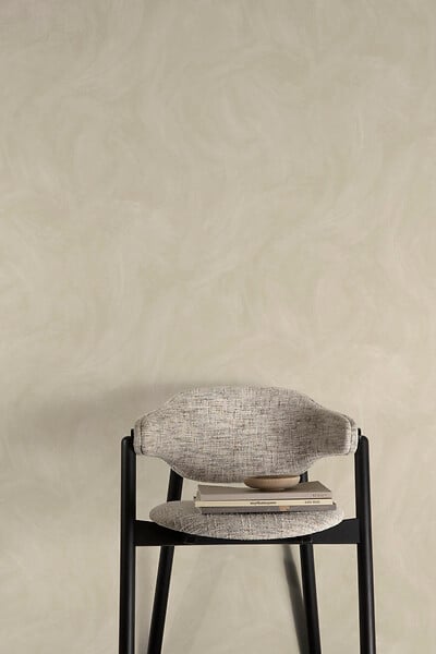 GRANDECO - Papier peint vinyle non-tissé Textured Vibes - Crème - large