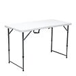 WERKAPRO - Table pliante rectangulaire  à pieds réglables  120x60x74cm - vignette