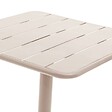HESPERIDE - Table haute de jardin "Phuket" argile 2 places en acier traité époxy - vignette