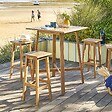 HESPERIDE - Table haute de jardin "Tiwi" 4 places en acacia - vignette