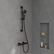 VILLEROY ET BOCH - Mitigeur douche thermostatique  Universal rond Noir mat - vignette