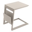 HESPERIDE - Table d'appoint de jardin carrée "Allure" argile 55 x 45 x 55cm en aluminium - vignette