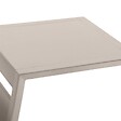HESPERIDE - Table d'appoint de jardin carrée "Allure" argile 55 x 45 x 55cm en aluminium - vignette