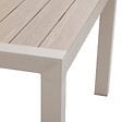 HESPERIDE - Table de jardin "Évasion" effet bois lin & argile 12 places lates en aluminium - vignette