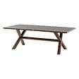 HESPERIDE - Table de jardin "Axiome" honey & graphite 8 places en aluminium - vignette
