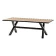 HESPERIDE - Table de jardin "Axiome" eucalyptus & graphite 8 places - vignette