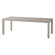 HESPERIDE - Table de jardin "Évasion" effet bois lin & argile 8 places lates en aluminium - vignette